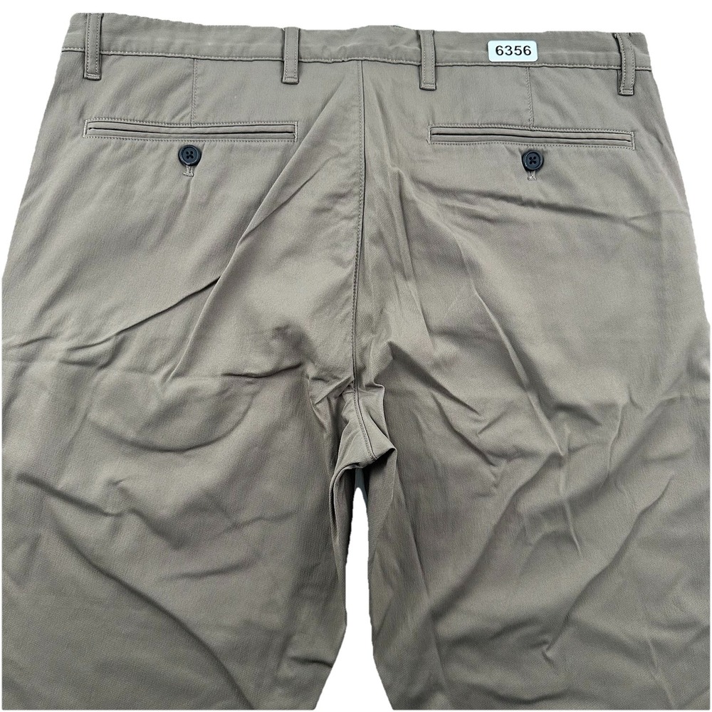 Theory Zaine Ascend Tech Pants Men 36x32 Neoteric Stretch Slim Beige Khaki